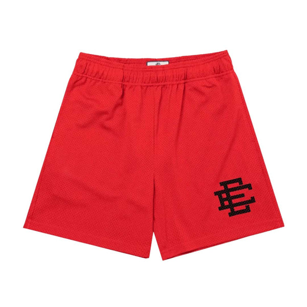 Eric Emanuel EE Basic Shorts Red Black by Eric Emanuel - NWAHYPE No.1 for streetwear Shorts in USA