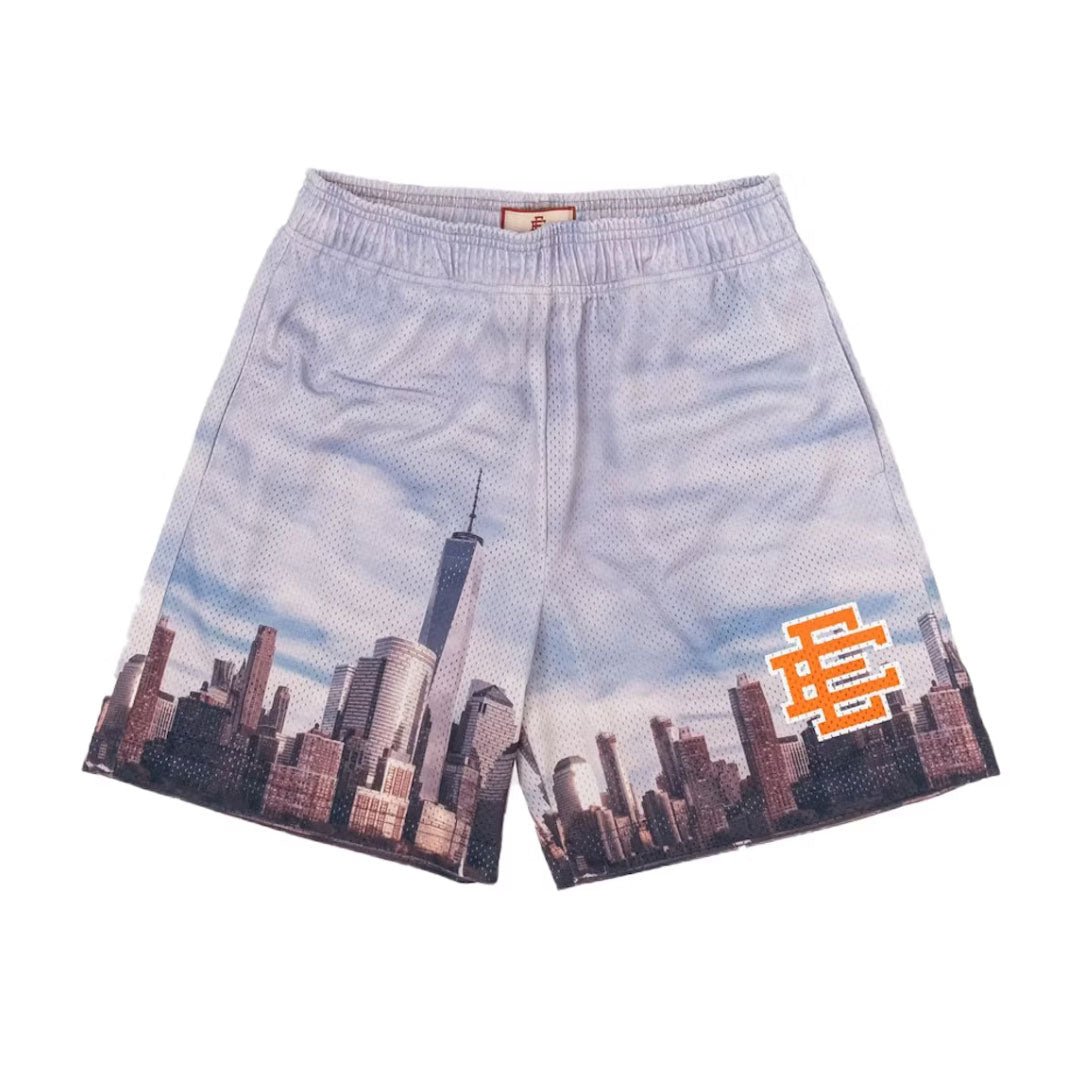 Eric Emanuel EE Basic Skyline Short New York Blue Orange by Eric Emanuel - NWAHype 1 for streetwear Shorts in USA