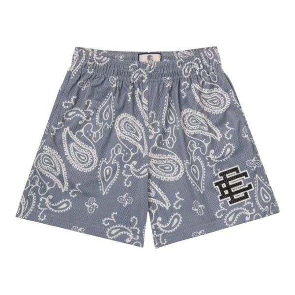 Eric Emanuel EE Grey Paisley Shorts by Eric Emanuel - NWAHYPE No.1 for streetwear Shorts in USA