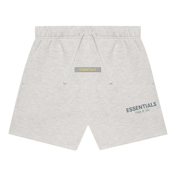 Essentials Fear of God KIDS Light Oatmeal Shorts by Fear of God Essentials - NWAHYPE No.1 for streetwear Shorts in USA