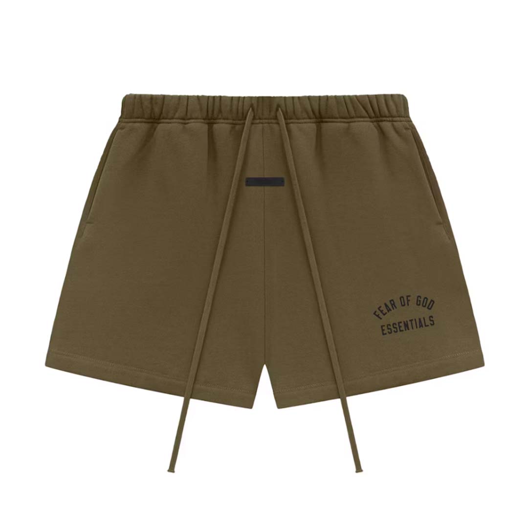Essentials Fear of God Soccer Shorts Tee Olive by Fear of God Essentials - NWAHYPE No.1 for streetwear Shorts in USA