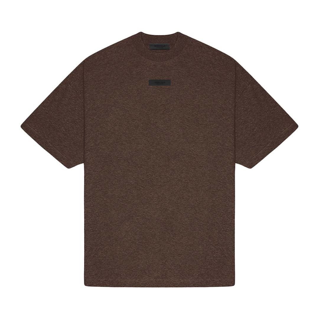 Essentials Heather Wood Crewneck Tee by Fear of God Essentials - NWAHype 1 for streetwear T-Shirts in USA