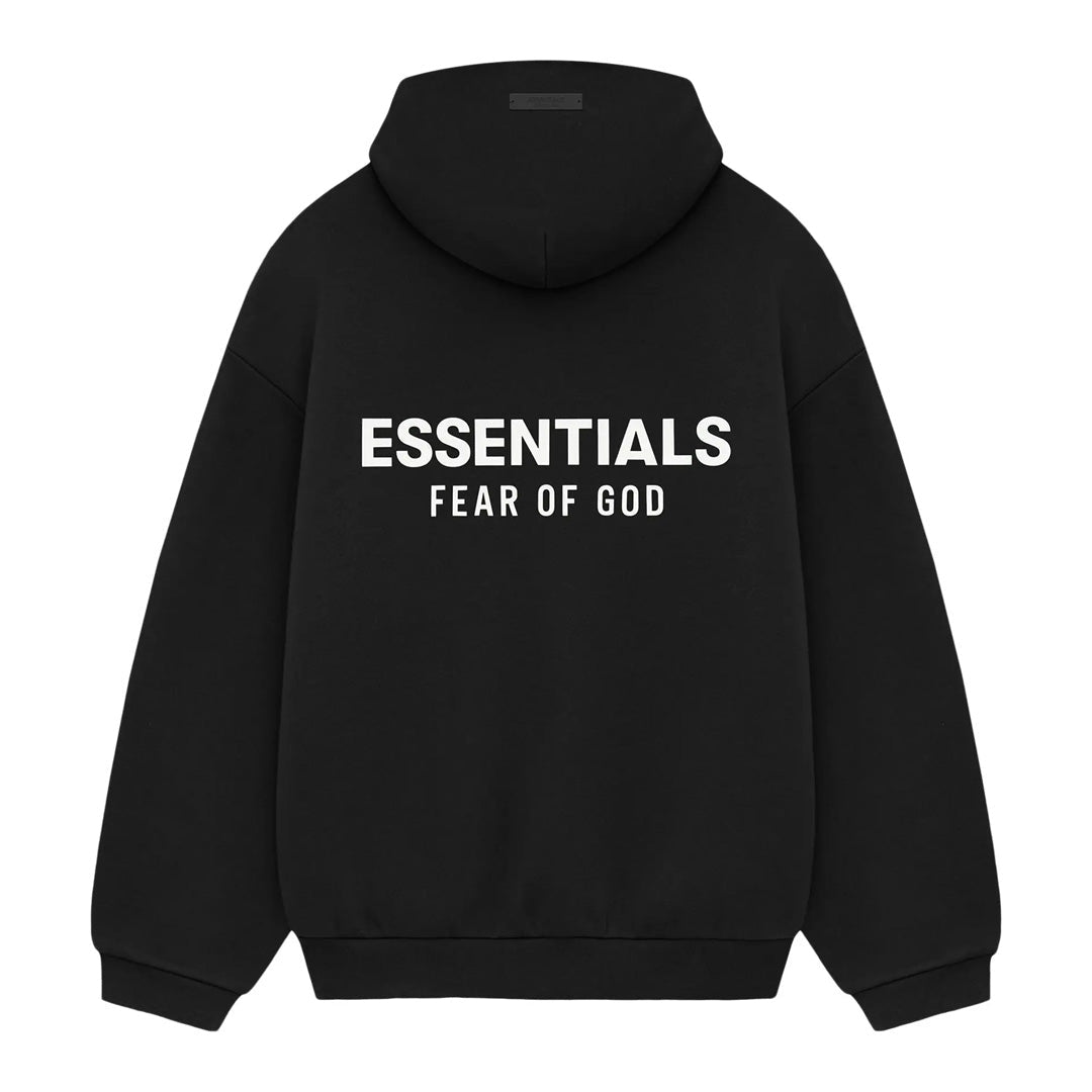 Fear of God Essentials Fleece Hoodie II 'Black' by Fear of God Essentials - NWAHype No.1 for streetwear Hoodies in USA