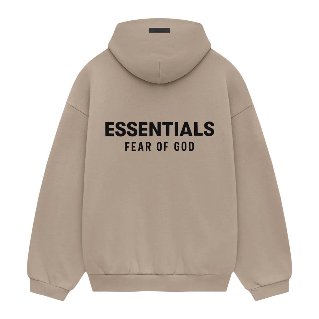 Fear of God Essentials Fleece Hoodie II Desert Sand by Fear of God Essentials - NWAHype No.1 for streetwear Hoodies in USA