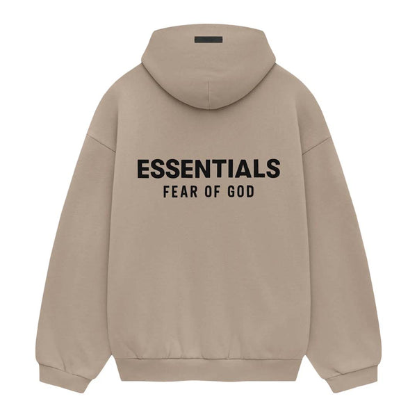 Fear of God Essentials Fleece Hoodie II Desert Sand by Fear of God Essentials - NWAHype No.1 for streetwear Hoodies in USA