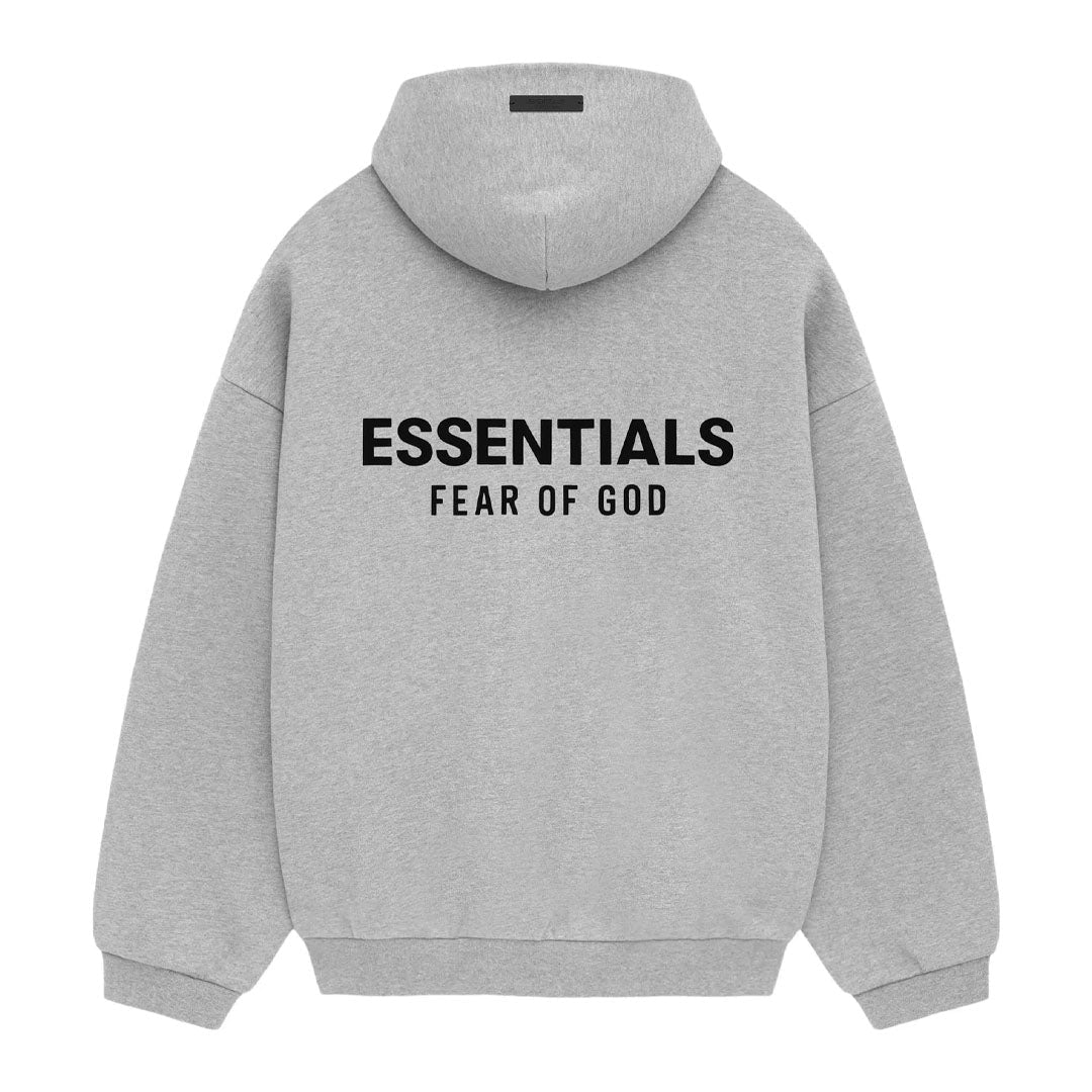 Fear of God Essentials Fleece Hoodie II 'Light Heather Grey' by Fear of God Essentials - NWAHype No.1 for streetwear Hoodies in USA