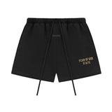Fear of God Essentials Fleece Soccer Shorts Black by Fear of God Essentials - NWAHype No.1 for streetwear Shorts in USA