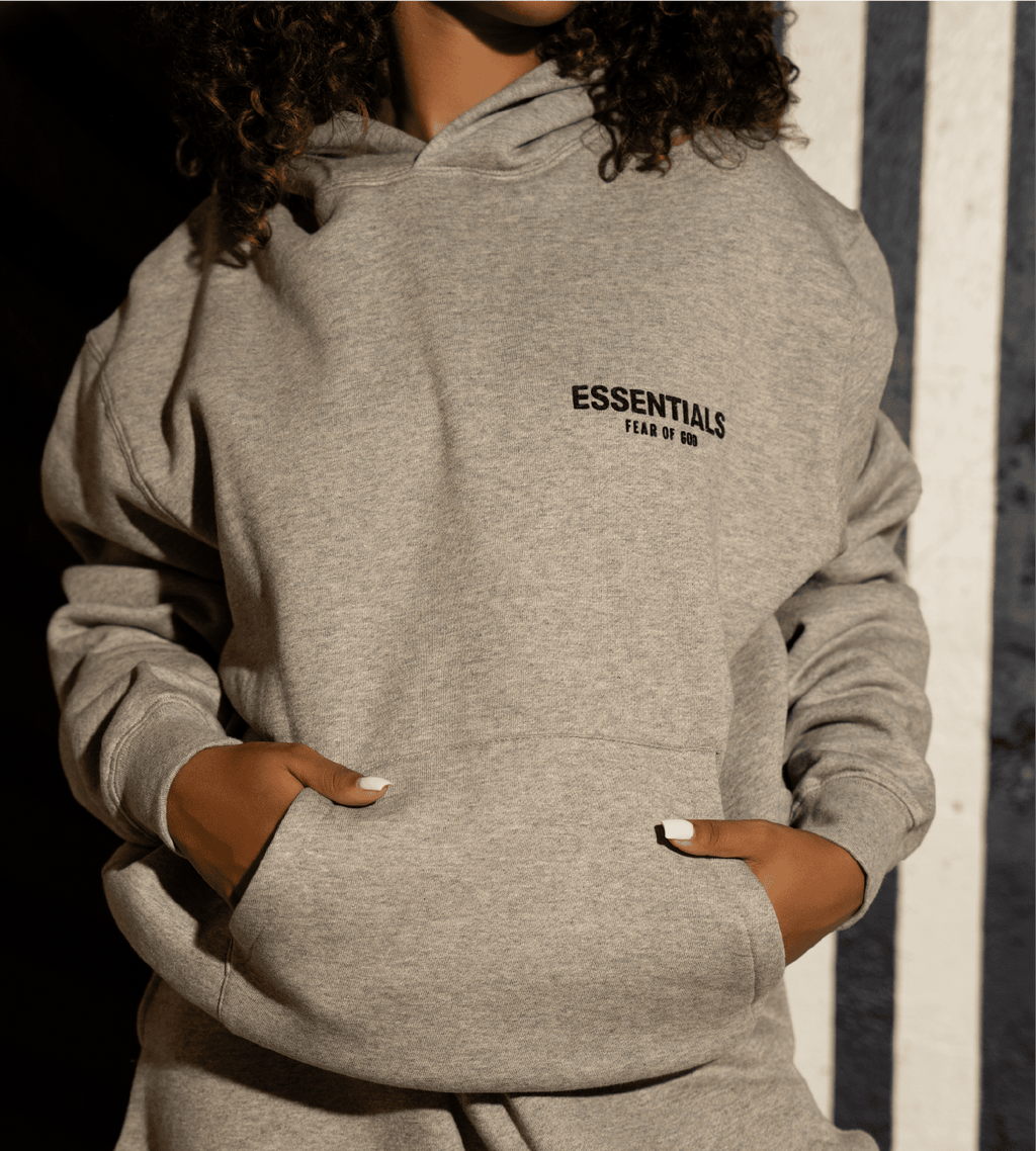 Fear of God Essentials Hoodie 'Dark Oatmeal' SS22 by Fear of God Essentials - NWAHype 1 for streetwear Hoodies in USA