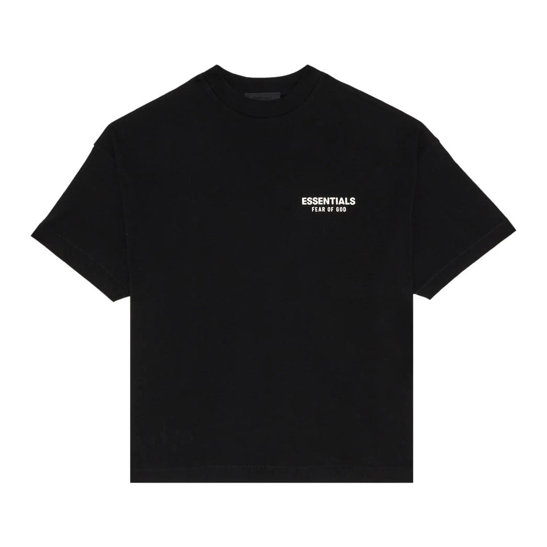 Fear of God Essentials Jersey Crewneck Tee Black White by Fear of God Essentials - NWAHype 1 for streetwear T-Shirts in USA