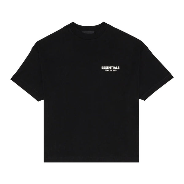 Fear of God Essentials Jersey Crewneck Tee Black White by Fear of God Essentials - NWAHype 1 for streetwear T-Shirts in USA