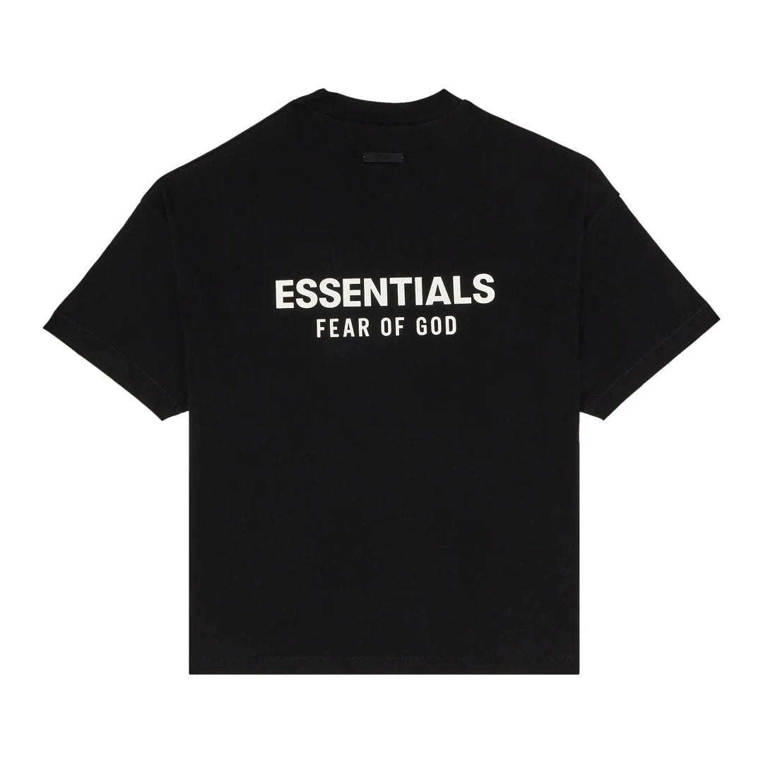 Fear of God Essentials Jersey Crewneck Tee Black White by Fear of God Essentials - NWAHype 1 for streetwear T-Shirts in USA