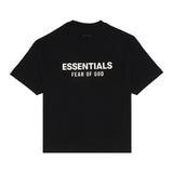 Fear of God Essentials Jersey Crewneck Tee Black White by Fear of God Essentials - NWAHype 1 for streetwear T-Shirts in USA