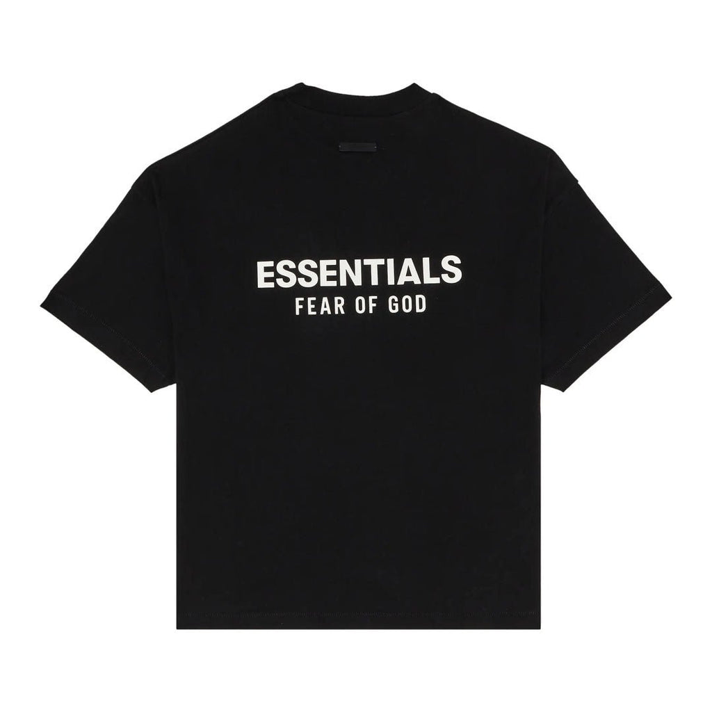Fear of God Essentials Jersey Crewneck Tee Black White by Fear of God Essentials - NWAHype 1 for streetwear T-Shirts in USA