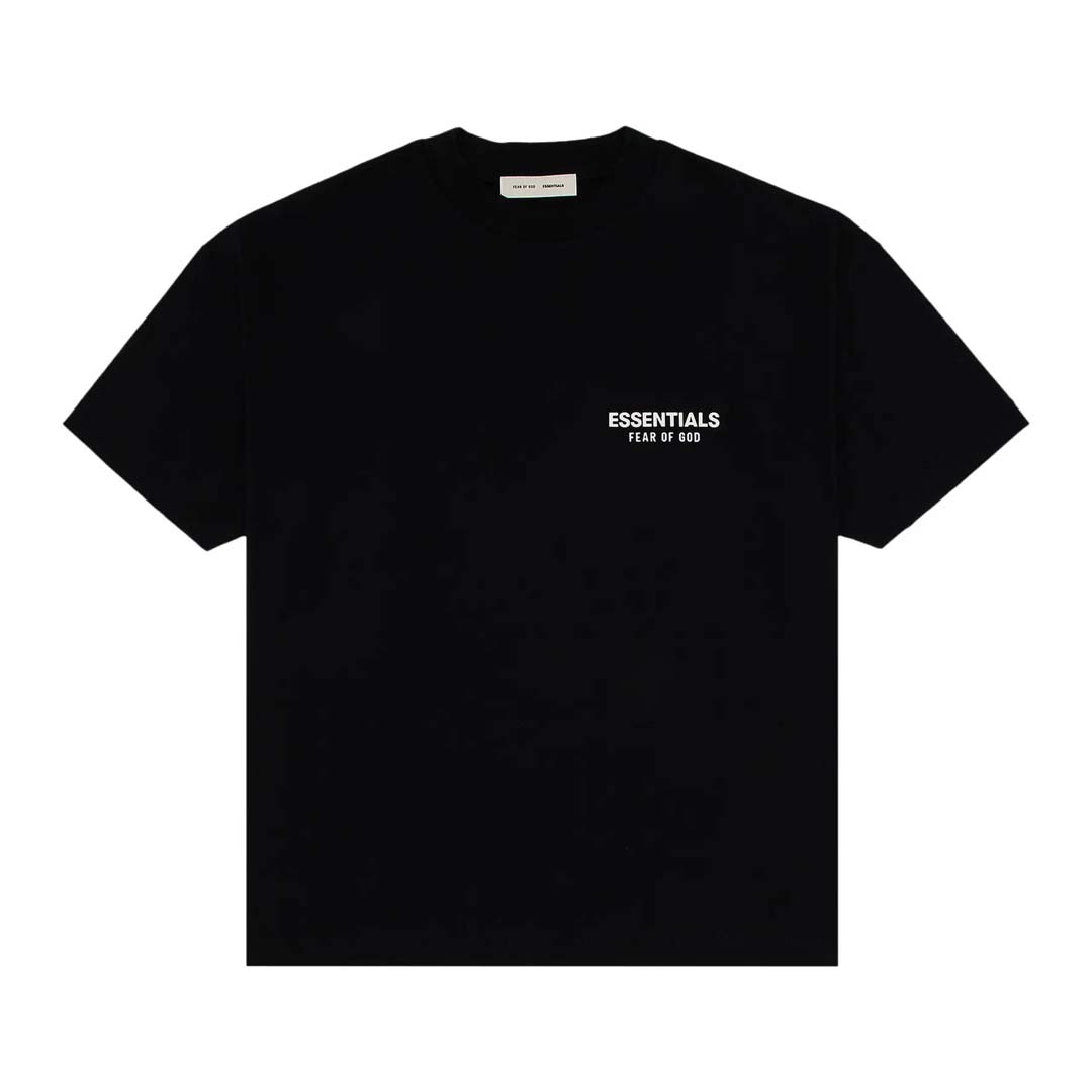 Fear of God Essentials Jet Black Tee by Fear of God Essentials - NWAHYPE No.1 for streetwear T-Shirts in USA