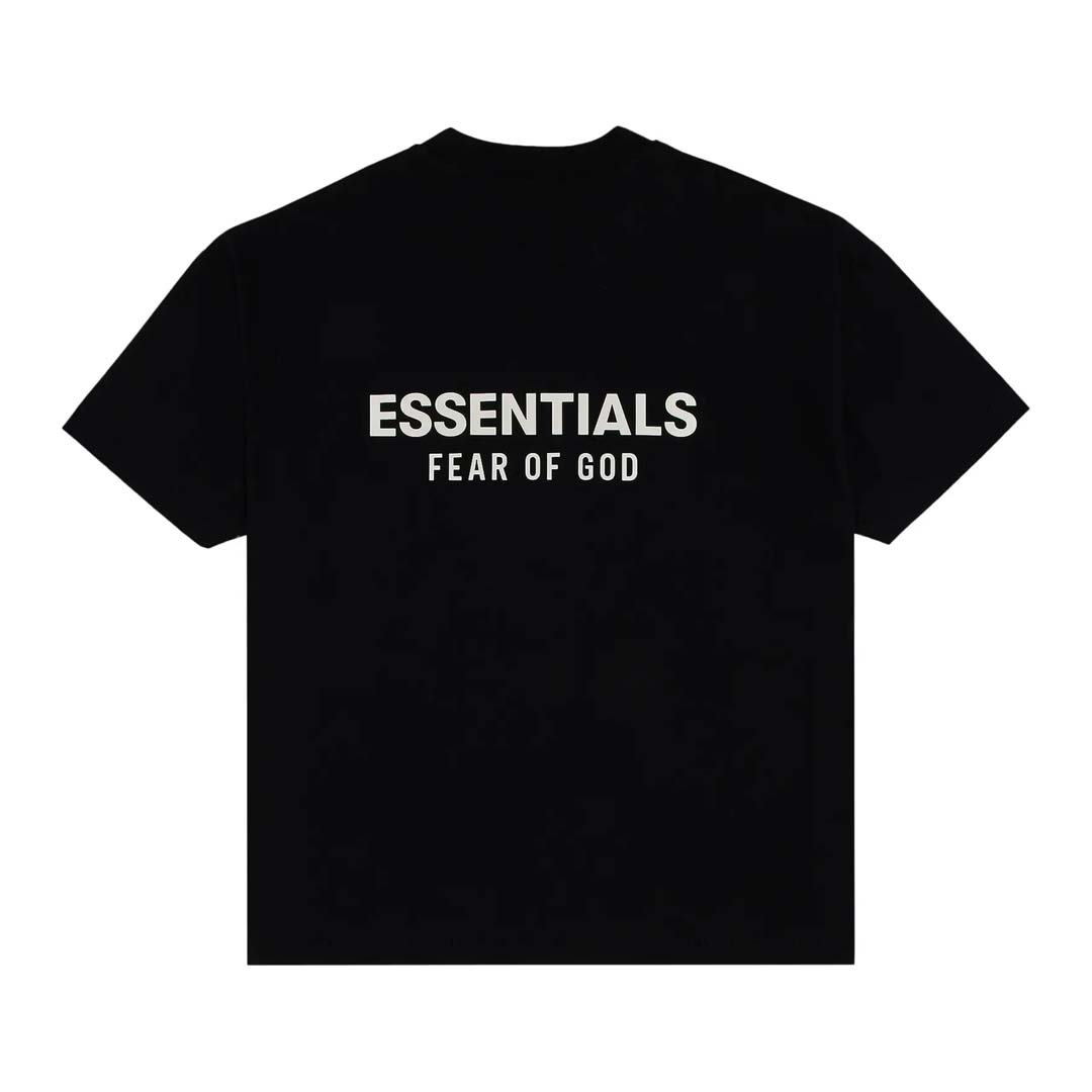 Fear of God Essentials Jet Black Tee by Fear of God Essentials - NWAHYPE No.1 for streetwear T-Shirts in USA
