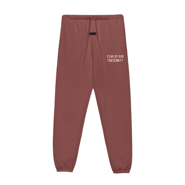 Fear of God Essentials KIDS Crimson Heavy Fleece Sweatpants by Fear of God Essentials - NWAHYPE No.1 for streetwear Pants in USA