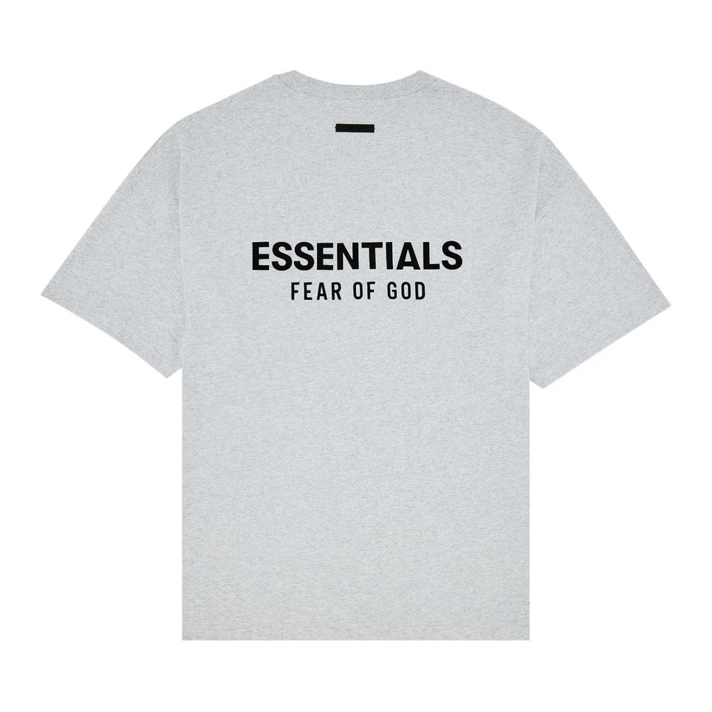 Fear of God Essentials Light Heather Grey Crewneck Tee by Fear of God Essentials - NWAHYPE No.1 for streetwear T-Shirts in USA
