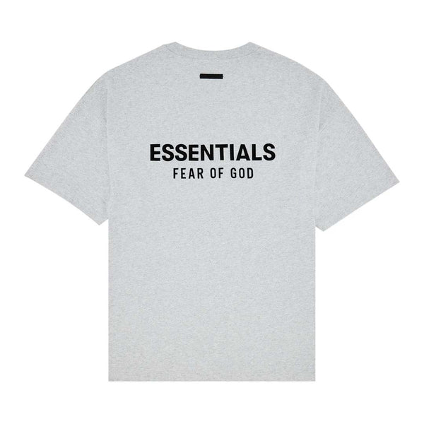 Fear of God Essentials Light Heather Grey Crewneck Tee by Fear of God Essentials - NWAHYPE No.1 for streetwear T-Shirts in USA