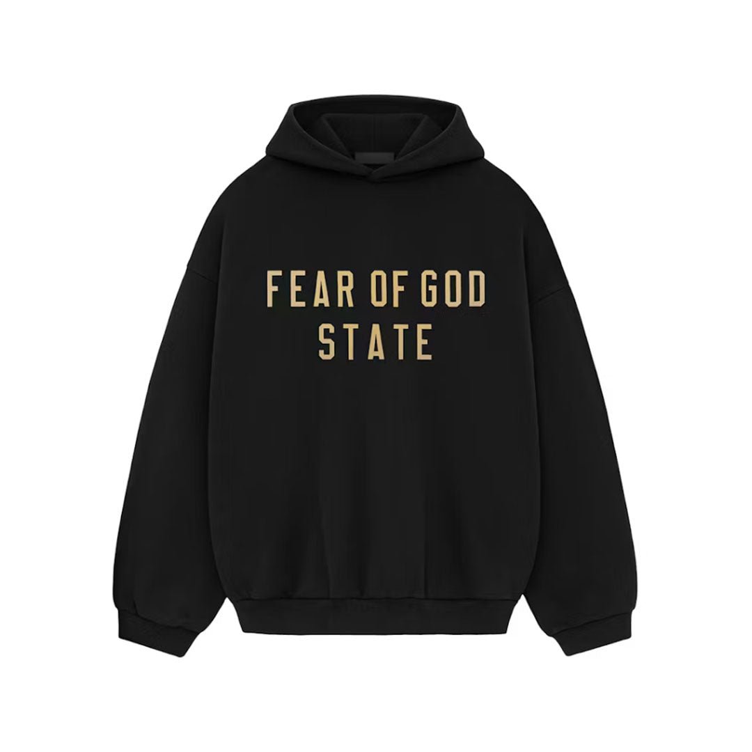 Fear of God Essentials State Fleece Hoodie Black by Fear of God Essentials - NWAHype 1 for streetwear Hoodies in USA