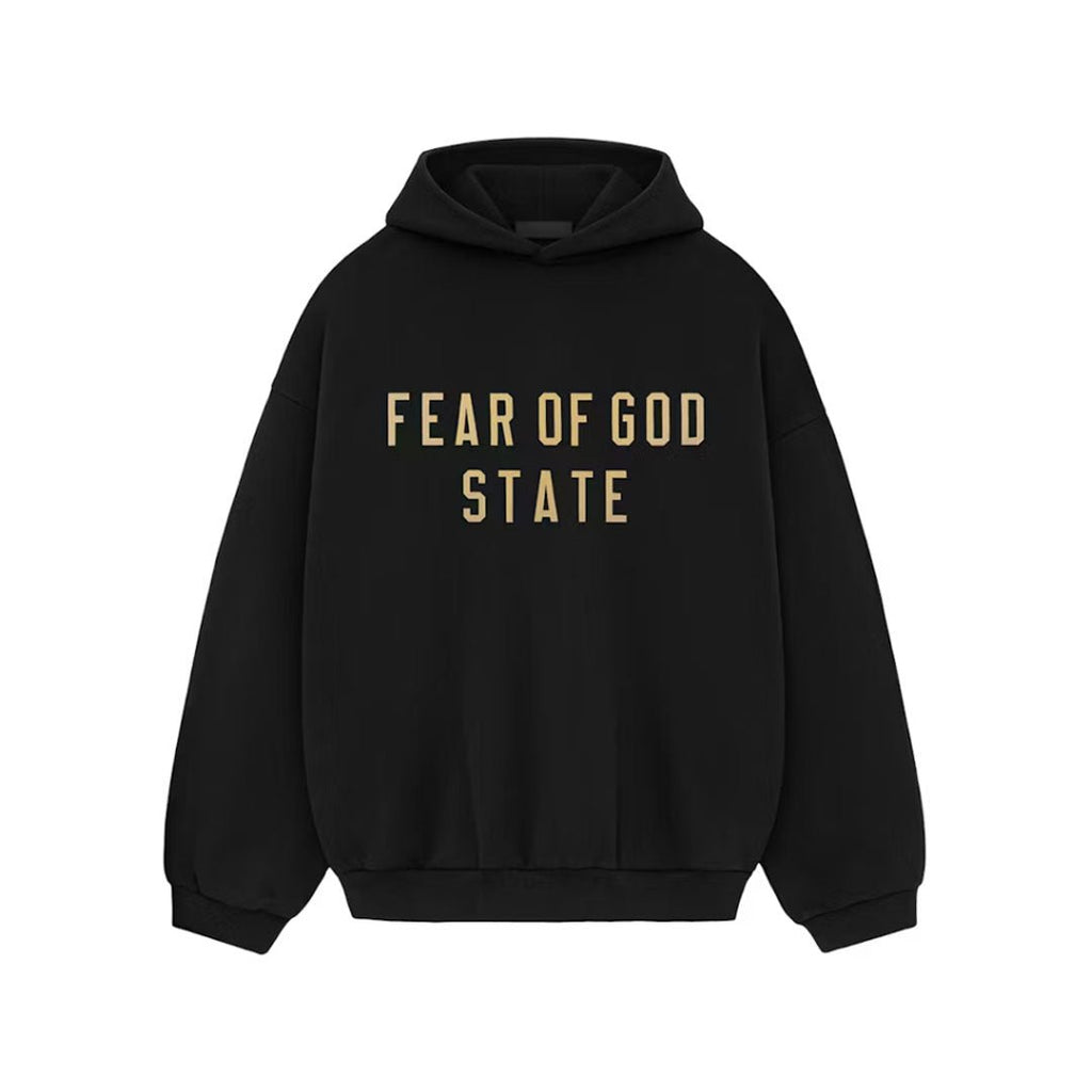 Fear of God Essentials State Fleece Hoodie Black by Fear of God Essentials - NWAHype 1 for streetwear Hoodies in USA