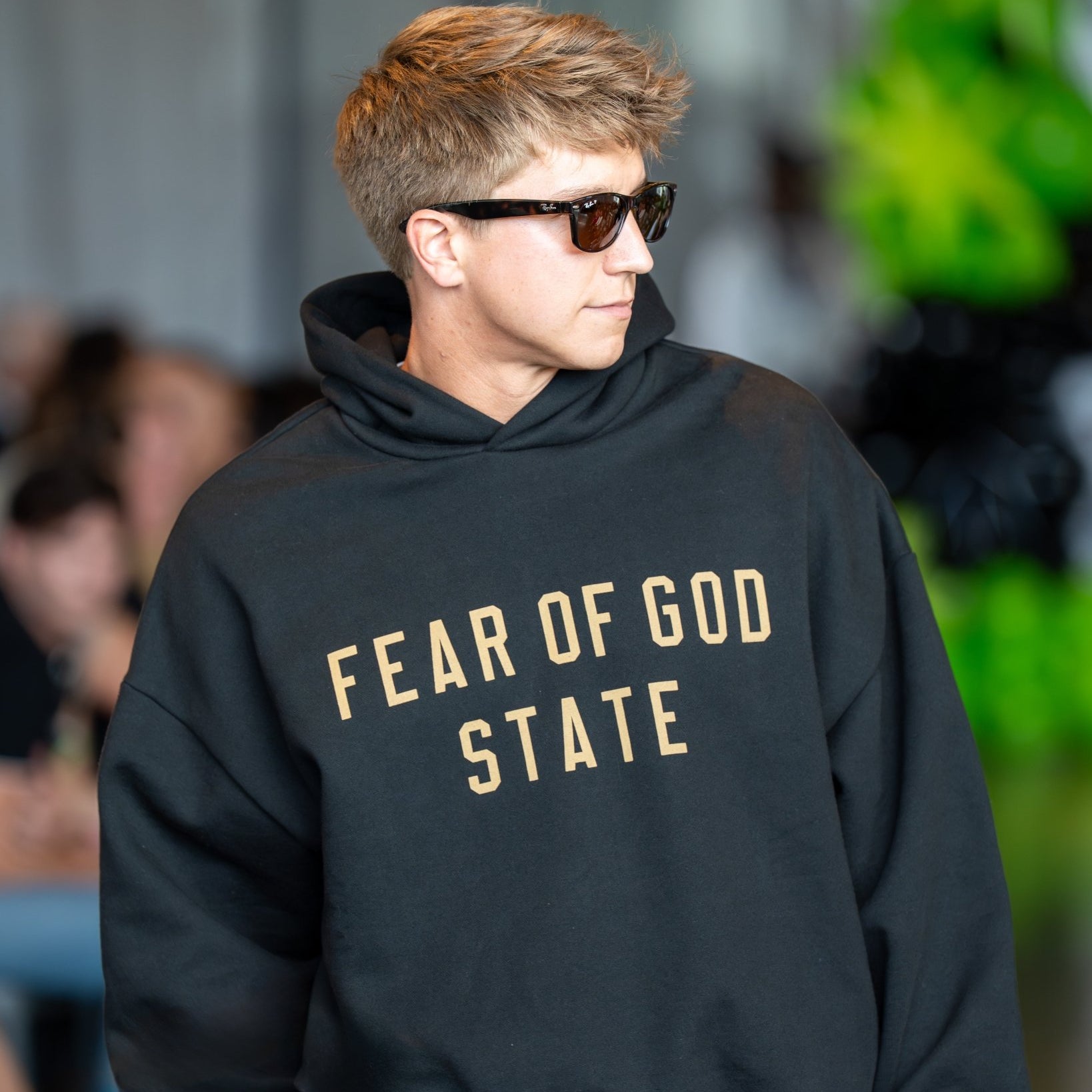 Fear of God Essentials State Fleece Hoodie Black by Fear of God Essentials - NWAHype 1 for streetwear Hoodies in USA