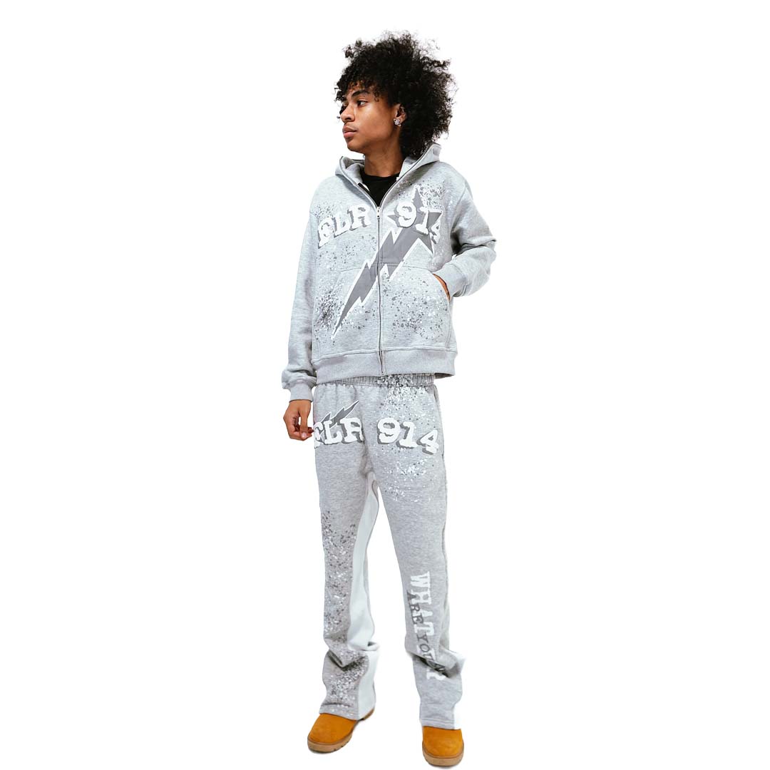 Floor 914 All Star Sweatsuit Hoodie & Sweatpants Heather Grey by Floor 914 - NWAHype 1 for streetwear Hoodies in USA