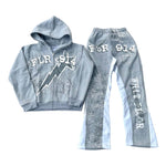 Floor 914 All Star Sweatsuit Hoodie & Sweatpants Heather Grey by Floor 914 - NWAHype 1 for streetwear Hoodies in USA