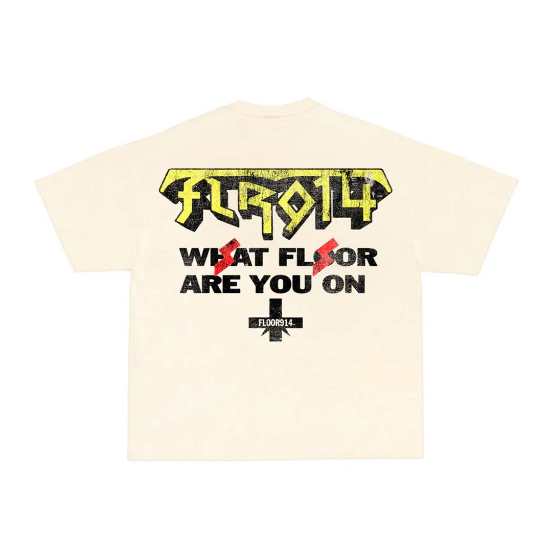 Floor 914 Aztec Cream Tee by Floor 914 - NWAHYPE No.1 for streetwear T-Shirts in USA
