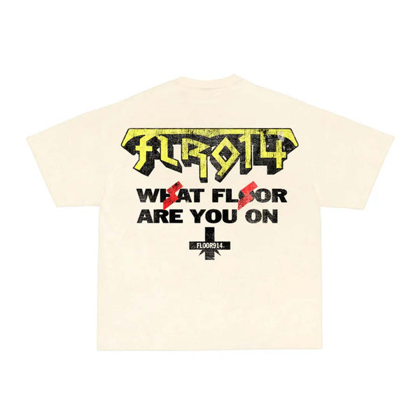 Floor 914 Aztec Cream Tee by Floor 914 - NWAHYPE No.1 for streetwear T-Shirts in USA