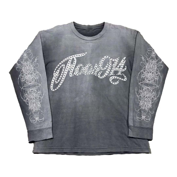 Floor 914 Phantom Long Sleeve Tee Faded Grey by Floor 914 - NWAHYPE No.1 for streetwear T-Shirts in USA