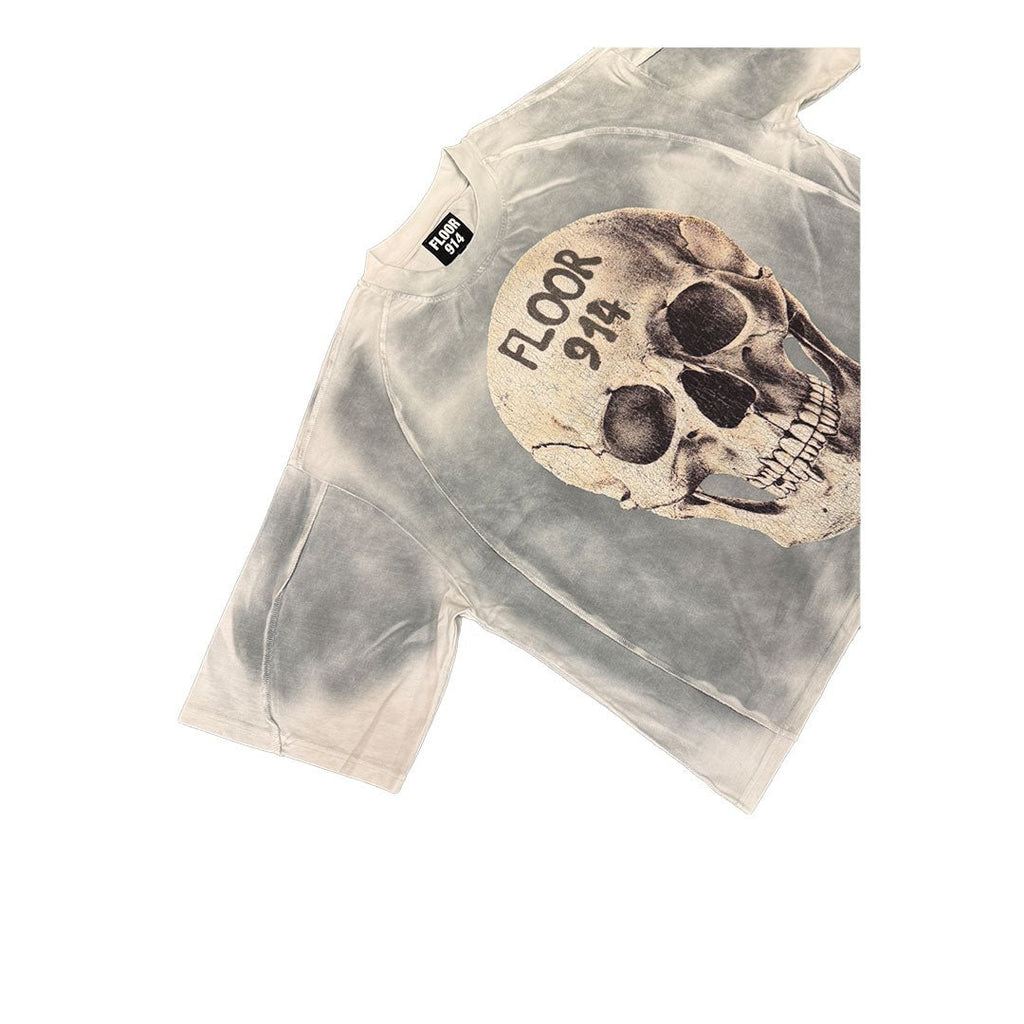 Floor 914 Reaper Oversized Boxy Tee White by Floor 914 - NWAHYPE No.1 for streetwear T-Shirts in USA