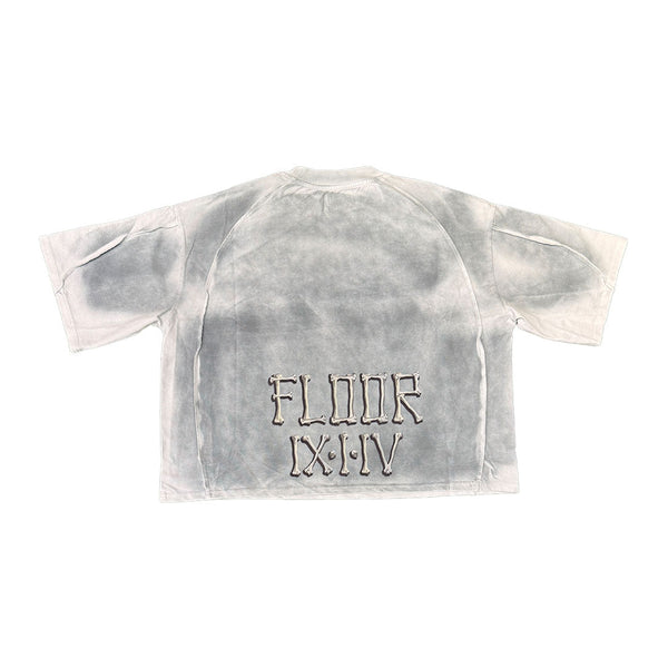 Floor 914 Reaper Oversized Boxy Tee White by Floor 914 - NWAHYPE No.1 for streetwear T-Shirts in USA