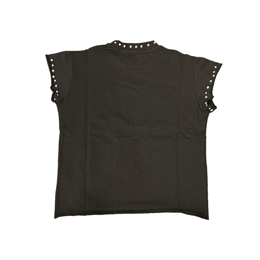 Floor 914 Skull Inferno Cutoff Black by Floor 914 - NWAHype 1 for streetwear T-Shirts in USA