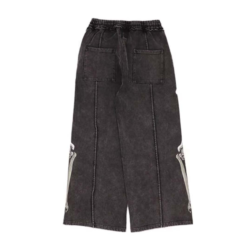 Floor 914 Skull Sweatpants Faded Black by Floor 914 - NWAHYPE No.1 for streetwear Pants in USA