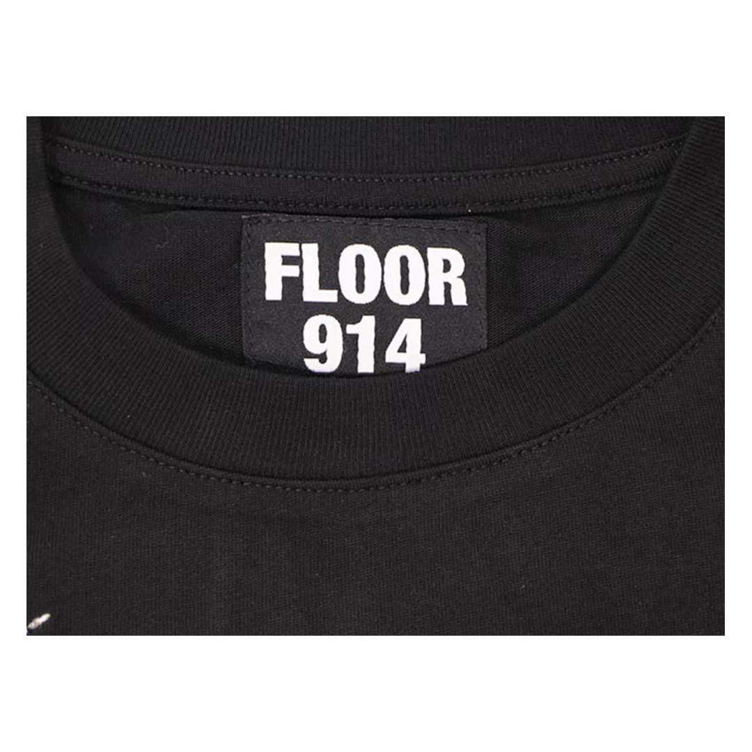 Floor 914 Sky Striker Long Sleeve Tee Black Wash Purple by Floor 914 - NWAHYPE No.1 for streetwear T-Shirts in USA