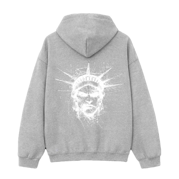 Floor 914 Studded Grey Hoodie by Floor 914 - NWAHYPE No.1 for streetwear Hoodies in USA