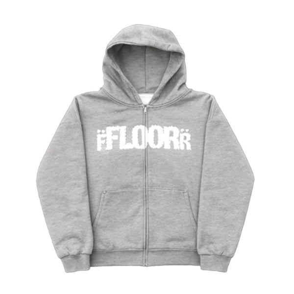 Floor 914 Studded Grey Hoodie by Floor 914 - NWAHYPE No.1 for streetwear Hoodies in USA