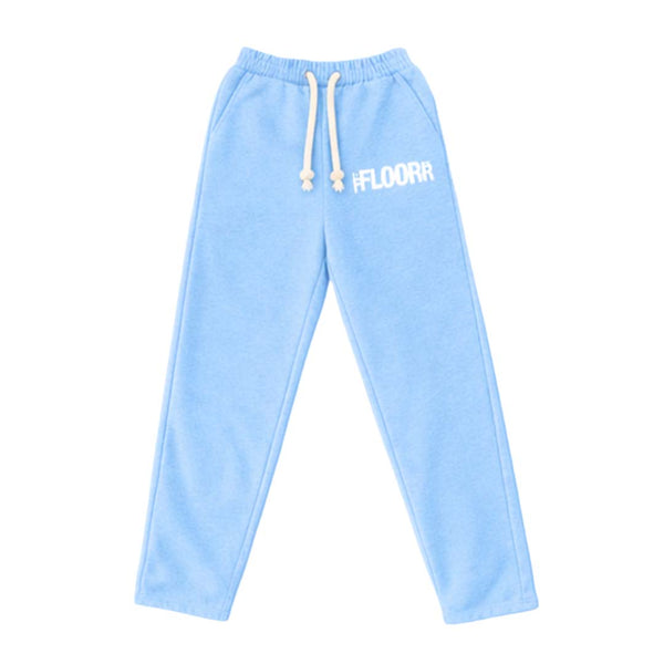 Floor 914 Studded Light Blue Sweatpants by Floor 914 - NWAHYPE No.1 for streetwear Pants in USA