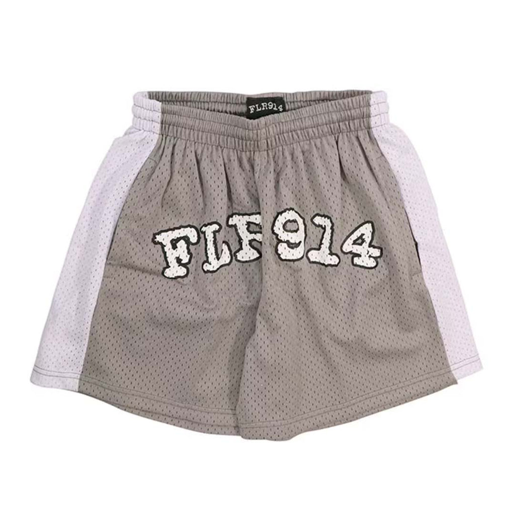 Floor 914 Uniform Mesh Shorts Grey White by NWAHYPE - NWAHYPE No.1 for streetwear in USA