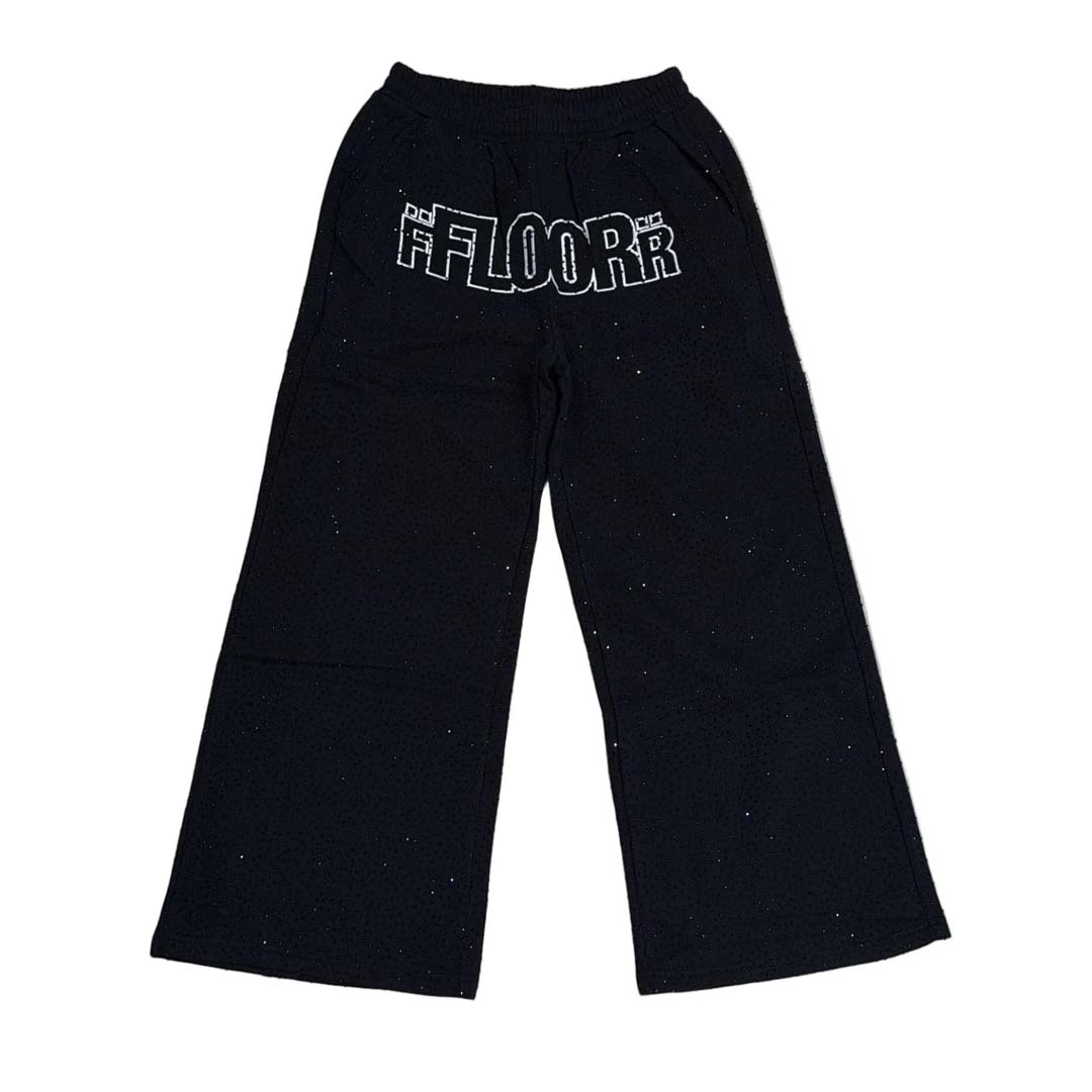 Floor 914 VVS Black Sweatpants by Floor 914 - NWAHype No.1 for streetwear Pants in USA