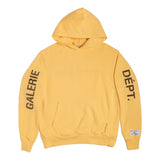 Gallery Dept. ART THAT KILLS Reversible Logo Hoodie Yellow by Gallery Dept - NWAHype 1 for streetwear Hoodies in USA