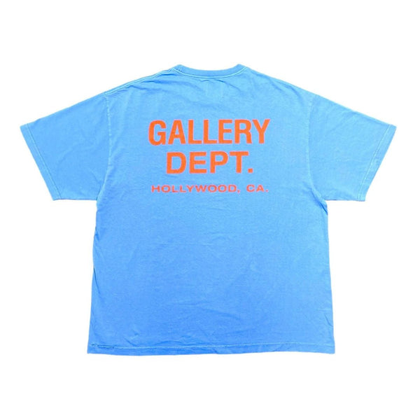 Gallery Dept. Blue Orange Souvenir Tee by Gallery Dept - NWAHype 1 for streetwear T-Shirts in USA