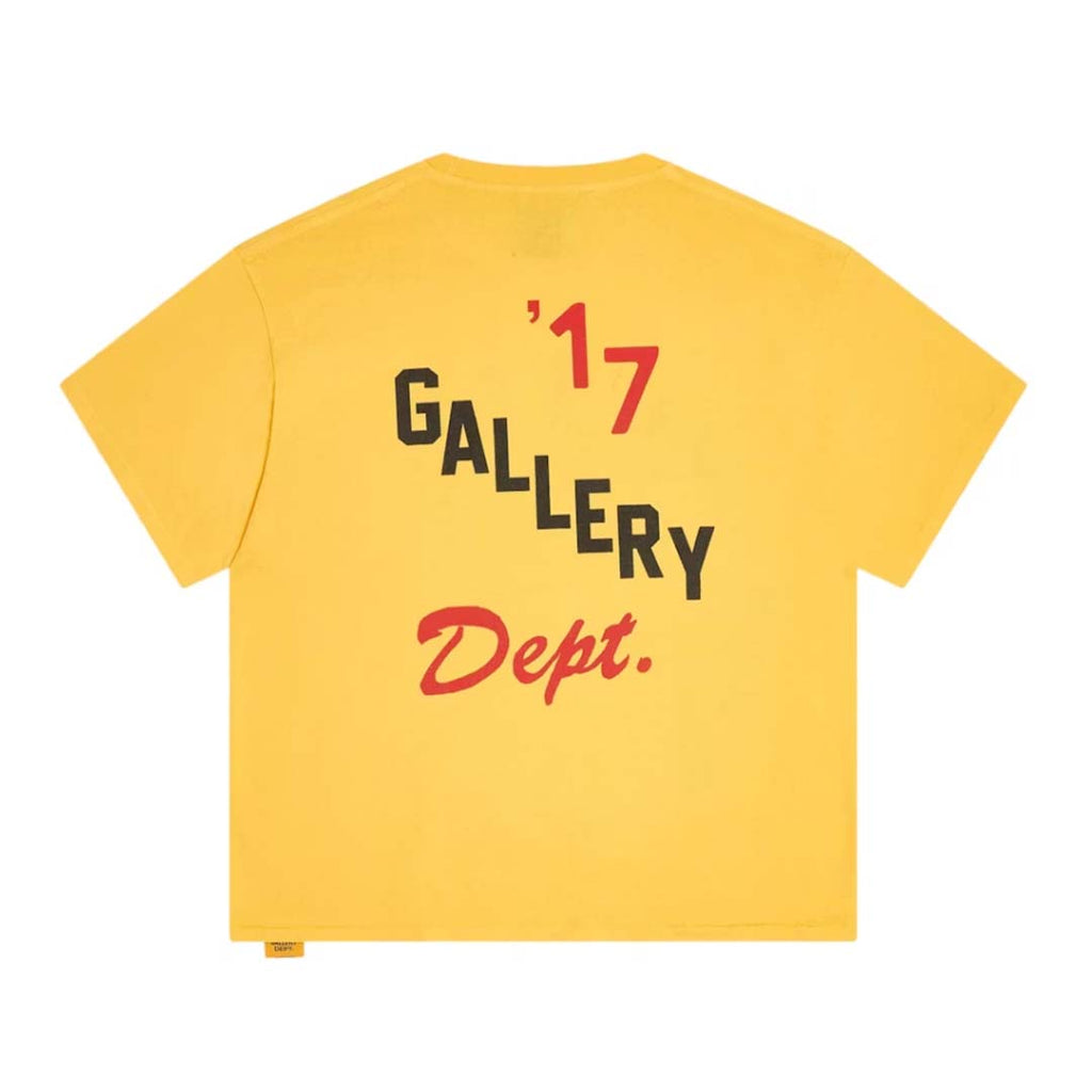 Gallery Dept. Boxing Tee Yellow by Gallery Dept - NWAHYPE No.1 for streetwear T-Shirts in USA