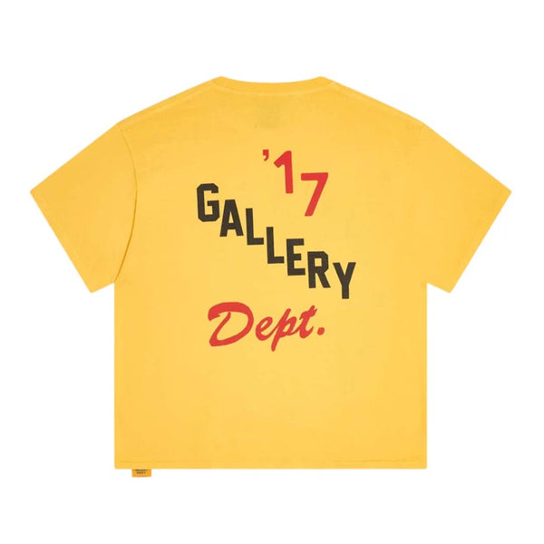 Gallery Dept. Boxing Tee Yellow by Gallery Dept - NWAHYPE No.1 for streetwear T-Shirts in USA