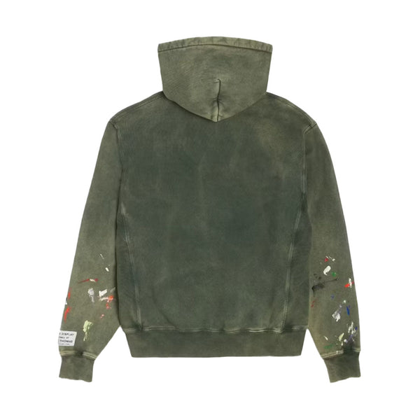 Gallery Dept. Center Logo Hoodie Green by Gallery Dept - NWAHype 1 for streetwear Hoodies in USA