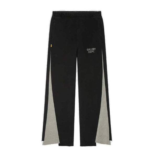 Gallery Dept. Contrast Panel Sweatpants Black Grey by Gallery Dept - NWAHYPE No.1 for streetwear Pants in USA
