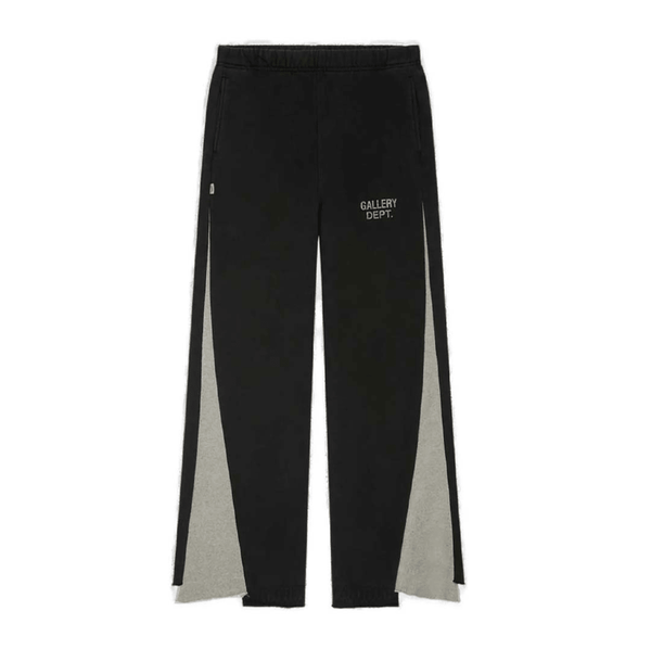 Gallery Dept. Contrast Panel Sweatpants Black Grey by Gallery Dept - NWAHYPE No.1 for streetwear Pants in USA