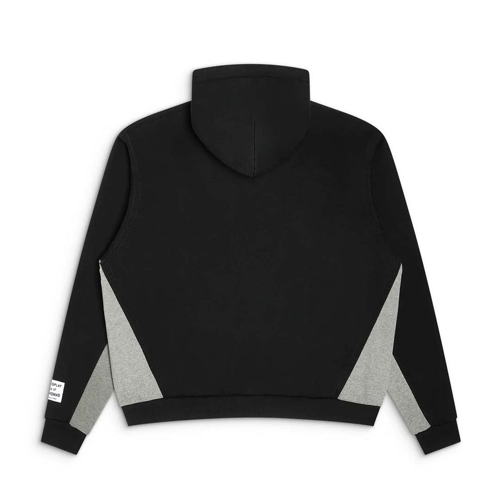 Gallery Dept. Contrast Panel Zip Up Hoodie Black Grey by Gallery Dept - NWAHYPE No.1 for streetwear Hoodies in USA