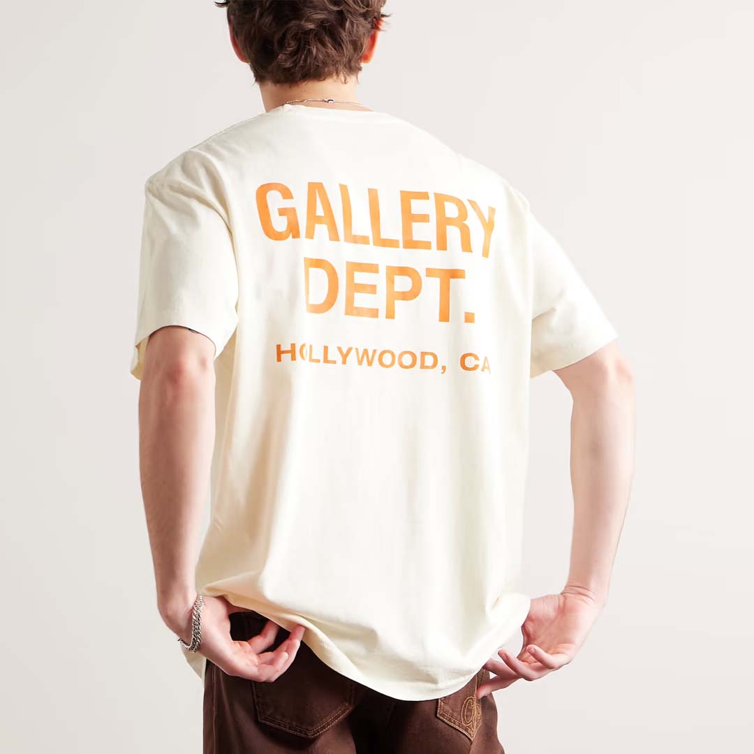 Gallery Dept. Cream Souvenir Tee by Gallery Dept - NWAHype 1 for streetwear T-Shirts in USA