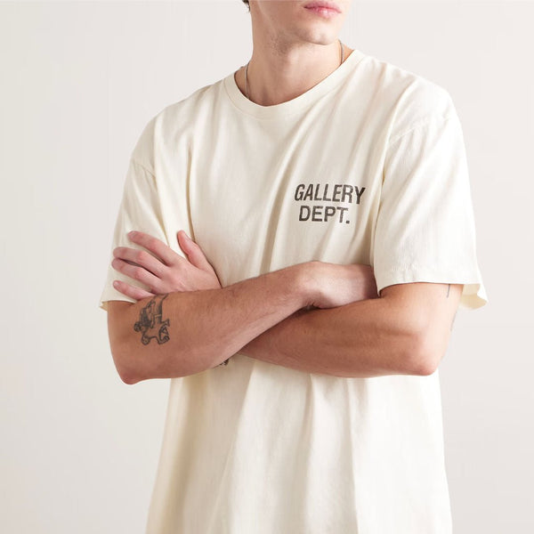 Gallery Dept. Cream Souvenir Tee by Gallery Dept - NWAHype 1 for streetwear T-Shirts in USA